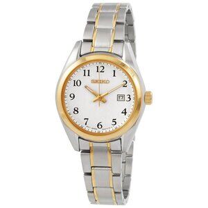 NWT Seiko Fashion Ladies Quartz Steel Authentic Watch